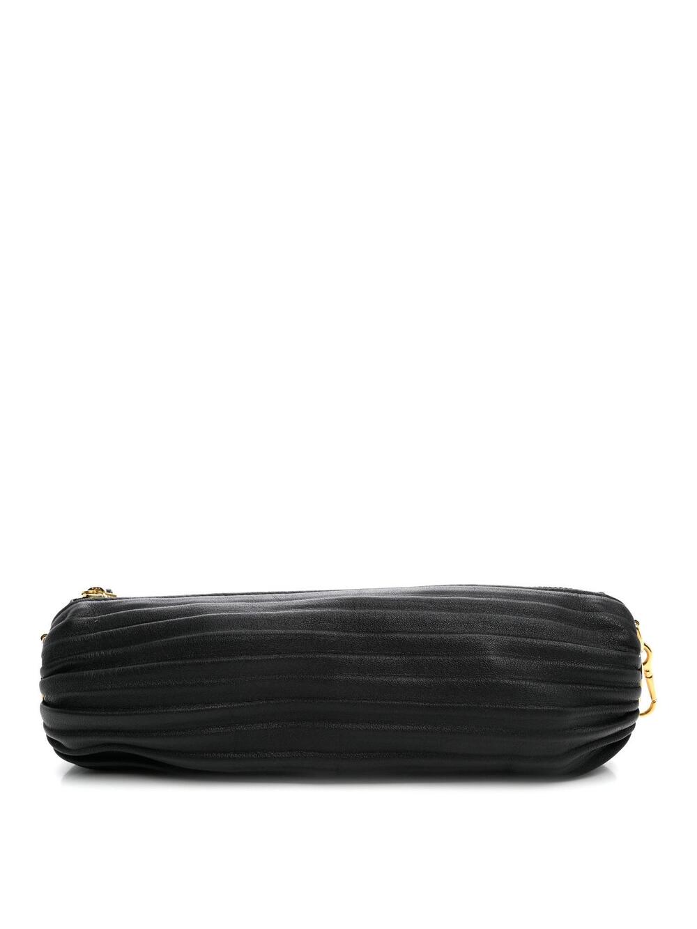 Loewe Lambskin Pleated Bracelet Clutch #365948L99B